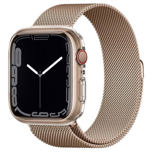 Apple Watch 4-6 / SE (44mm) / 7 (45mm) Spigen Liquid Crystal okosóra tok - ACS04196, Crystal Clear