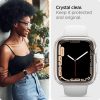 Apple Watch 4-6 / SE (44mm) / 7 (45mm) Spigen Liquid Crystal okosóra tok - ACS04196, Crystal Clear