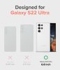 Samsung Galaxy S22 Ultra - Ringke Fusion Design egyedi megjelenésű MIL-STD minősítésű ütésálló telefontok, Átlátszó/Wild Flowers