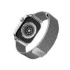 Apple Watch 1 - 6 / SE (42/44mm) / 7 (45mm) Uniq Dante - okosóra szíj, Rozsdamentes acél, Ezüst