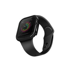   Apple Watch 4-6 / SE (44mm) / 7 (45mm) Uniq Valencia okosóra tok, Szürke