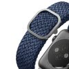 Apple Watch 1 - 6 / SE (38/40mm) / 7 (41mm) Uniq Aspen - okosóra szíj, Szövet, Kék