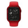 Apple Watch 4-6 / SE (44mm) Uniq Nautic okosóra tok beépített üvegfóliával, Piros