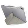 Apple iPad mini 2021 (mini 6) Uniq Camden flip tablet tok, Szürke