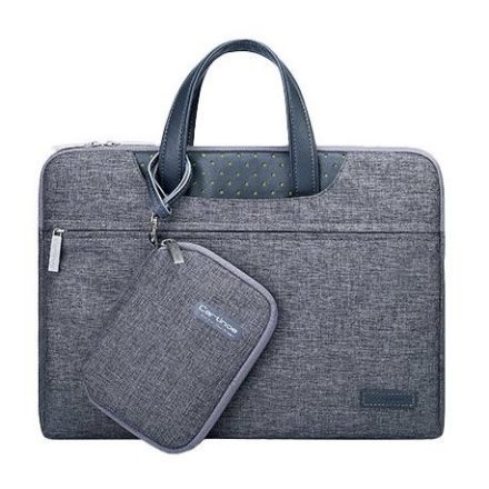 Cartinoe Lamando univerzális 15,6" műbőr laptop táska + kistáska, Szürke