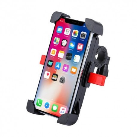 Biciklis / Motoros telefontartó (CD-368) max 4,6-6,5 inch telefonhoz (rögzítés 1,5-3,5cm átmérőre)