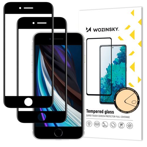Apple iPhone SE 2020 - WOZINSKY, Full Glue Üvegfólia