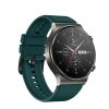 Huawei Watch GT / GT2 / GT2 Pro Silicone Strap One - okosóra szíj, szilikon, Zöld