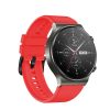 Huawei Watch GT / GT2 / GT2 Pro Silicone Strap One - okosóra szíj, szilikon, Piros