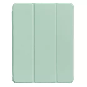   Apple iPad Pro 12.9 (2021) Stand Tablet Smart Cover flip trifold tablet tok, Világoszöld