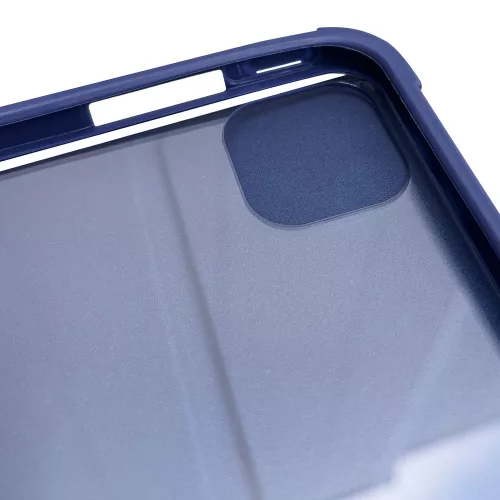 Apple iPad Pro 12.9 (2021) Stand Tablet Smart Cover flip trifold tablet tok, Világoszöld