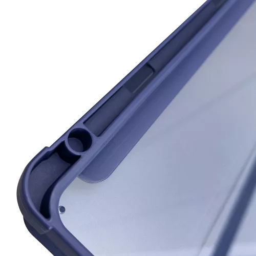 Apple iPad Pro 12.9 (2021) Stand Tablet Smart Cover flip trifold tablet tok, Világoszöld