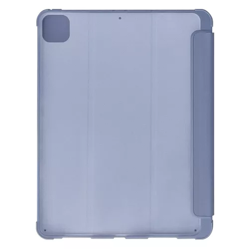 Apple iPad Pro 11 (2021) Stand Tablet Smart Cover flip trifold tablet tok, Kékeslila