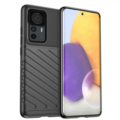 Thunder Case tok Xiaomi 12T Pro / Xiaomi 12T szilikon páncéltok fekete