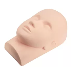   OEM Gyakorló oktatófej szempilla hosszabbításhoz, 23,5 cm x 13 cm x 9 cm, Bézs