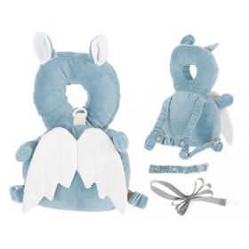   OEM Biztonsági bébi ütéscsillapító hátzsák járás tanuláshoz denevér, 30x20x4cm, Kék