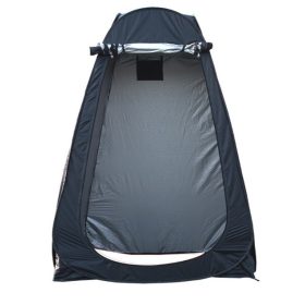   OEM Hordozható öltöző és wc sátor, 110cm x 100cm x 170cm, Fekete