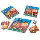 OEM Fa puzzle tűzoltó autó kirakó, 15cm x 15cm x 0,5cm
