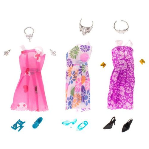 OEM Ruha és kiegészítő készlet babákhoz, 43 db, +3 év, Többszínű