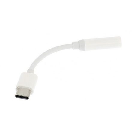 USB -Type C - 3.5 mm Jack adapter fehér
