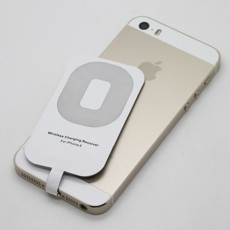 Ultra vékony Qi töltés vevő modul iPhone 5/5c/5s/6/6s/6/7/7+ plus/6s plus wireless adapter