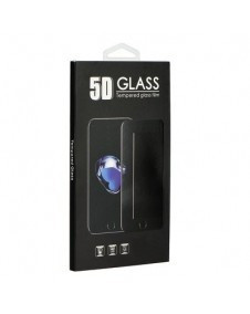 Huawei P20 5D Full Glue teljes kijelzős üvegfólia, fekete kerettel