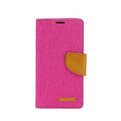 Huawei Mate 20 lite mobiltelefon fliptok oldalra nyíló pink Canvas