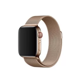Apple Watch 42/44mm fém sodrony okosóra szíj, arany