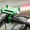 Fém biciklis telefontartó GUB G85 5cm-10cm-ig zöld