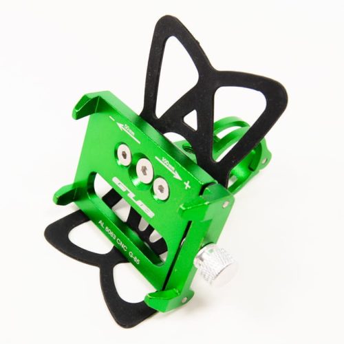 GUB kerékpártartó mobiltelefonhoz G85 alumínium, zöld