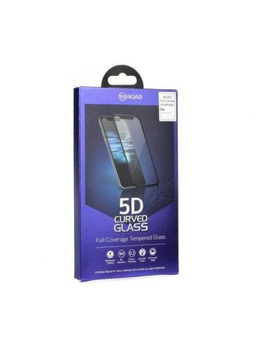 Xiaomi Mi Note 10 (Pro) Roar 5D Full Glue teljes kijelzős üvegfólia, fekete kerettel