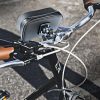 Kerékpárra, robogóra kormányra szerelhető állítható vízálló zipzáros zárt telefontartó (15.8 * 12.5 * 9.5 cm 4,8inch -5,5 inch)