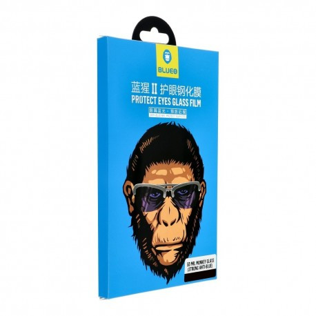 Apple iPhone 12 Pro Max 5D Mr.Monkey Glass (Strong Privacy) prémium kijelzővédő üvegfólia, Fekete