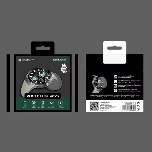 Apple Watch 4-6 / SE (40mm) Bestsuit Flexible Hybrid Glass okosóra kijelzővédő üvegfólia, flexibilis,,,  - , Átlátszó