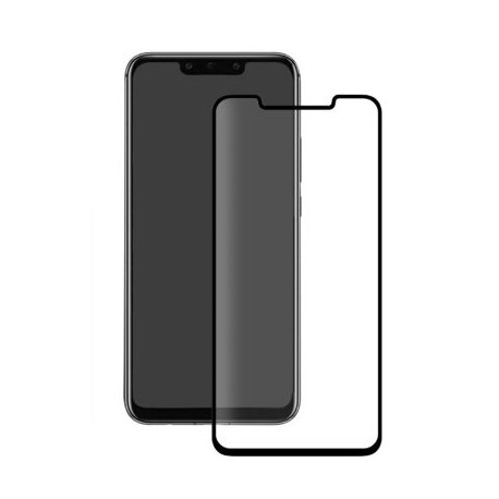 Samsung Galaxy A12 5D Full Glue teljes kijelzős üvegfólia, fekete kerettel