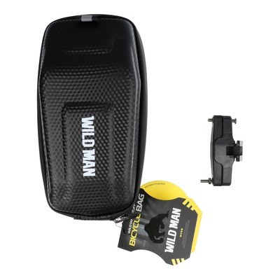 WILDMAN utazótáska kerékpár nyereg alá cipzárral E7S 0.8L fekete