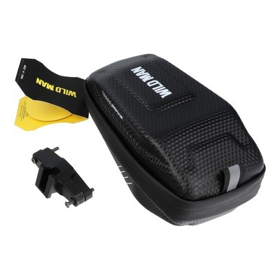 WILDMAN utazótáska kerékpár nyereg alá cipzárral E7S 0.8L fekete