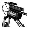 Wild Man ES6 biciklis / kérekpáros vázra szerelhetó vízálló táska, telefontartó 1L, 4-7col fekete