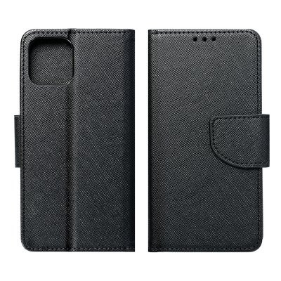 Xiaomi Poco F3 / Mi 11i Fancy Book oldalra nyíló flip telefontok, fekete