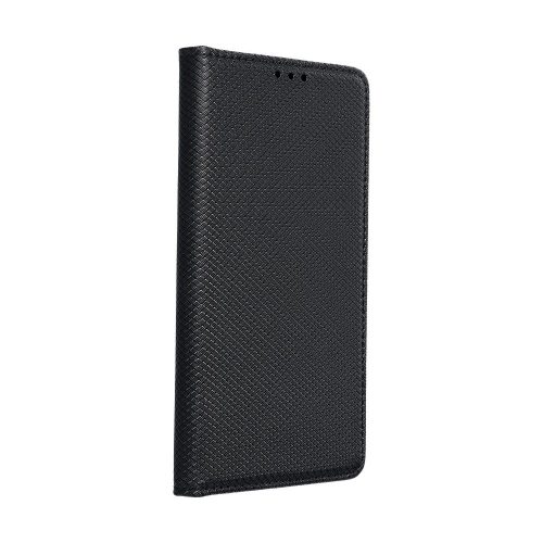 Samsung Galaxy S21 FE Smart Book rombusz mintás oldalra nyíló, flip telefontok, fekete