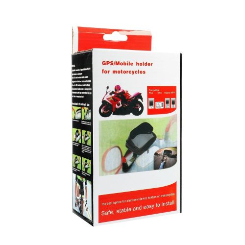 Robogóra kérekpárra visszapillantó tükör alá szerelhető állítható vízálló zipzáros zárt te