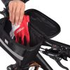 SAHOO 11002 kormányra szerelhető kerékpáros táska, fekete