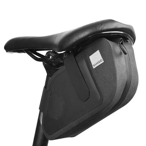Sahoo nyereg alá rögzíthető kerékpáros táska, 0,8L - 132037, Fekete
