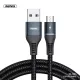 Remax Rc-152m MicroUsb telefon töltő és adatkábel (1m) 2.4A 480mb/s,, Fekete