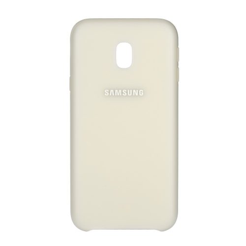 Samsung Galaxy J3 (2017) Dual Layer Cover gyári, szilikon hátlap tok, EF-PJ330CWE, fehér