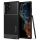 Samsung Galaxy S22 Ultra Spigen Rugged Armor MIL-STD ütésálló hátlap tok - ACS03914, Fekete