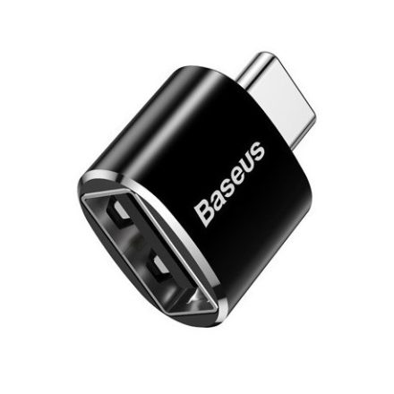 Baseus adapter USB Type-C (apa) / USB (anya) CATOTG-01 fekete