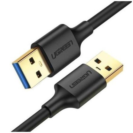 Ugreen USB 3.0 / USB 3.0 apa/apa kábel 0.5m fekete