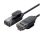 Ugreen NW122 Ethernet hálózati kábel RJ45, Cat.6A, UTP, 10m fekete