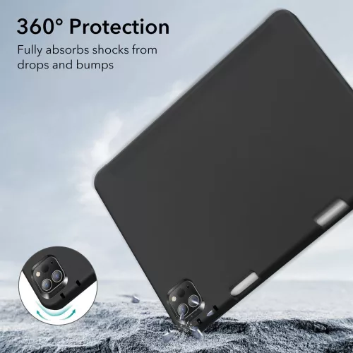 Apple iPad Pro 11 (2020/2021/2022) ESR Rebound Pencil tablet tok, Fekete